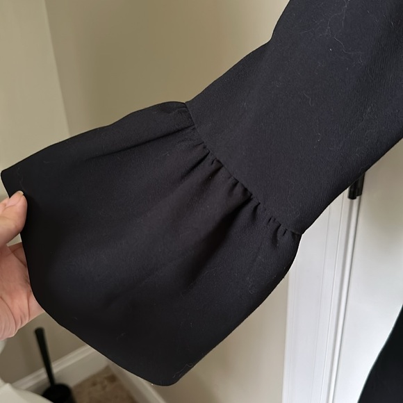 Zara Basic Collection Pearls Embellished Neck Jacket/Blazer - Picture 4 of 10